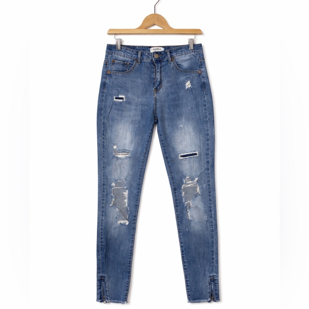 Pull & Bear jeans euro 38 distressed boutique jeans